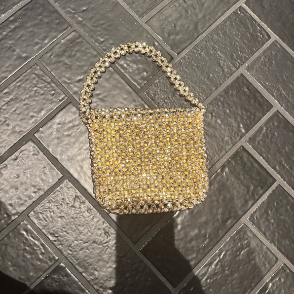 Vintage Walborg Gold Beaded Evening Bag - Picture 5 of 6